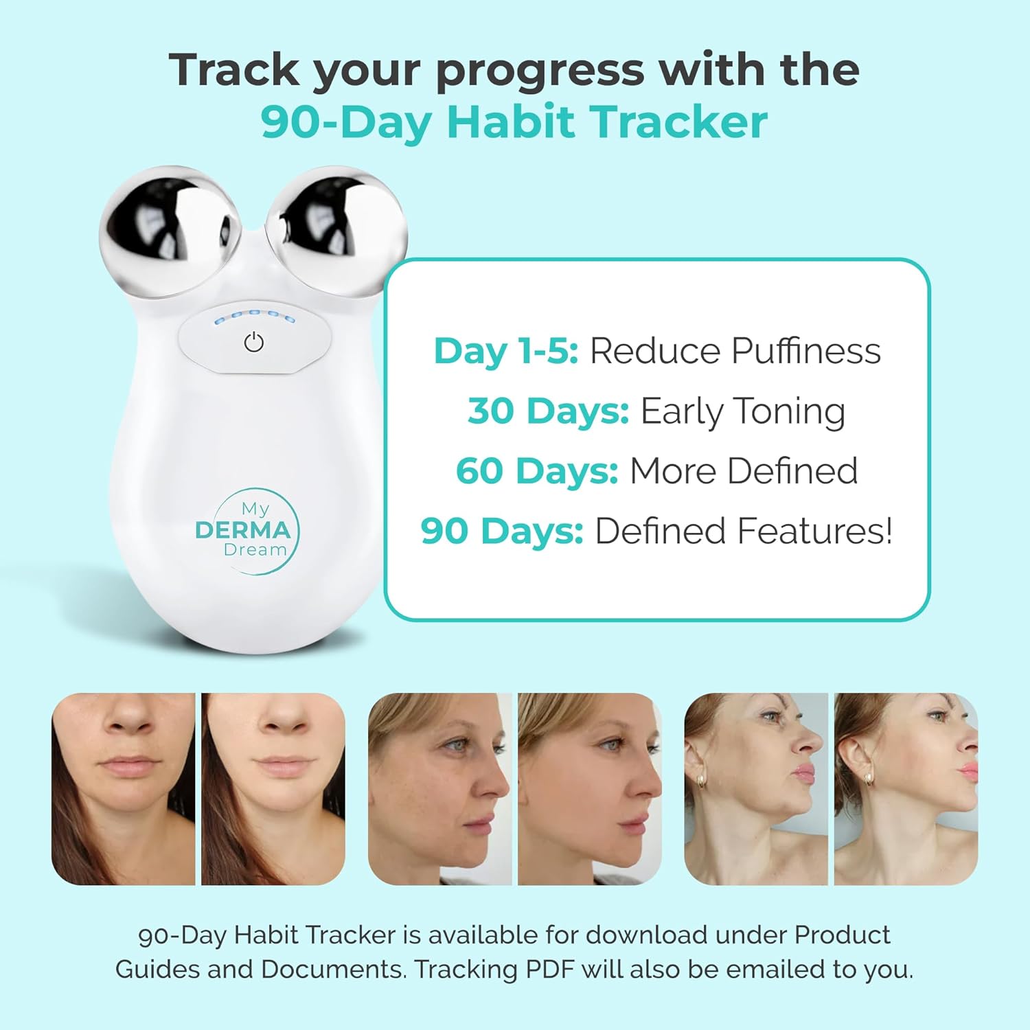 Microcurrent Facial Toning & Sculpting Tool