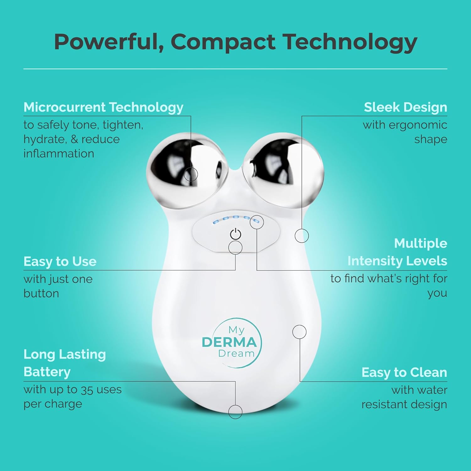 Microcurrent Facial Toning & Sculpting Tool